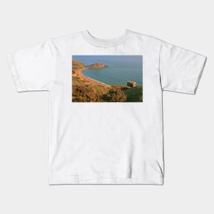 Worbarrow Bay and Tout Kids T-Shirt